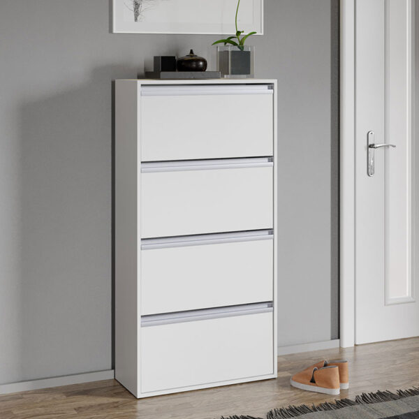 Pantofar alb cu 4 usi Blanco