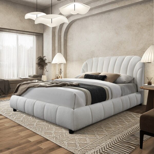 Pat tapitat Milano cu bucle 140x200