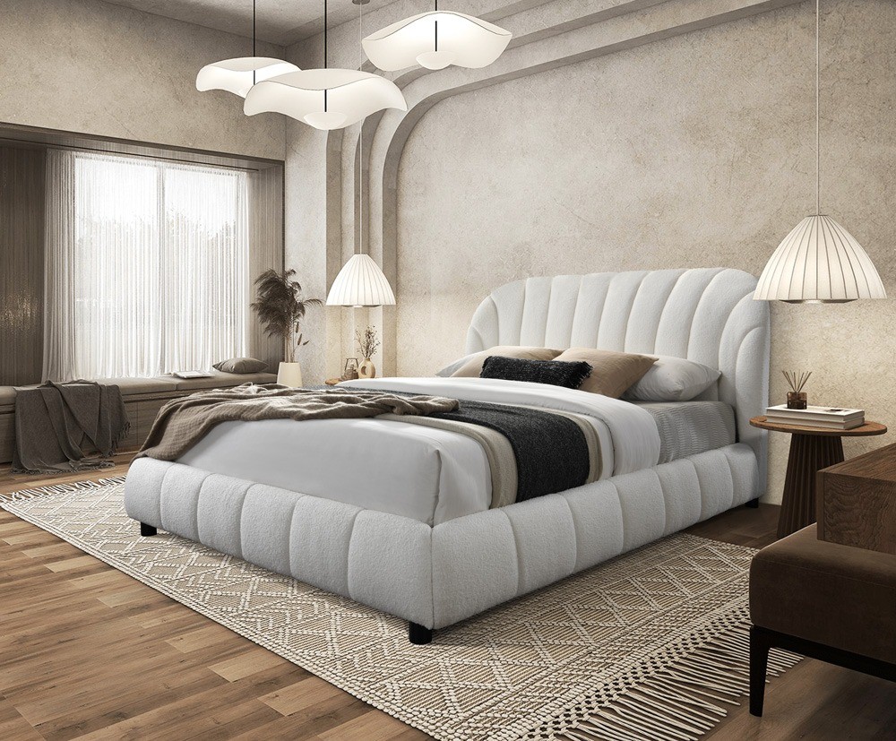 Pat tapitat Milano cu bucle 140x200
