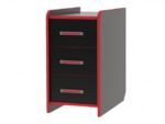 SET BIROU PC + NOPTIERA KL 9.1 WENGE+ROSU - imagine 2