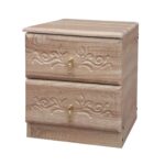 SET PAT MIJLOC 160 + DOUA NOPTIERE MDF SONOMA - imagine 2