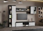 Set Mobila Living Monocrom Alb / Ferrara C10