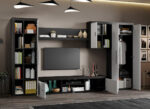 Set Mobila Living Monocrom Alb / Ferrara C11 - imagine 2