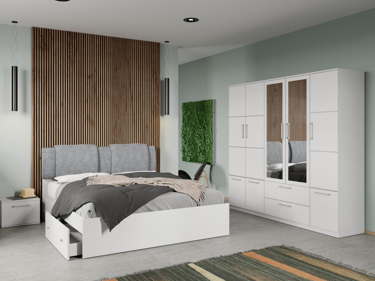 Set dormitor 4 piese Alb Adapto C12