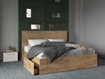 Set dormitor complet Alb/Stejar Adapto C11 - imagine 4