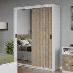 Dulap dormitor 138 Cedric Oglinda/Natur