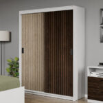 Dulap dormitor 138 Cedric Natur/Maro