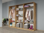 Set dormitor 4 piese Gri/Stejar Adapto C14 - imagine 3