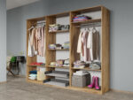 Set dormitor 4 piese Gri/Stejar Adapto C16 - imagine 3