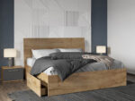 Set dormitor 4 piese Gri/Stejar Adapto C20 - imagine 4