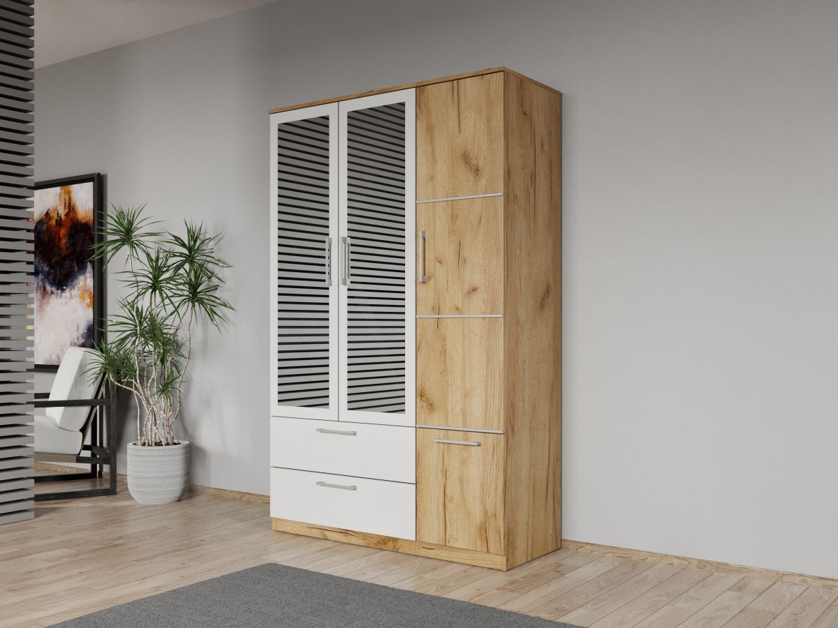 Dulap dormitor Stejar Adapto C05