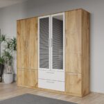 Dulap dormitor Stejar Adapto C09