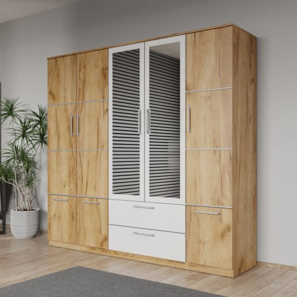 Dulap dormitor Stejar Adapto C09