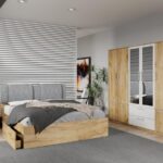 Set dormitor 4 piese Stejar Adapto C12