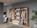 Set dormitor 4 piese Stejar Adapto C14 - imagine 4