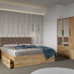 Set dormitor 4 piese Stejar Levi C04