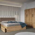 Set dormitor 4 piese Stejar Levi C06