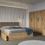 Set dormitor 4 piese Stejar Levi C10