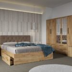 Set dormitor 4 piese Stejar Levi C12