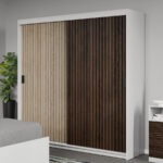 Dulap dormitor 184 Cedric Natur/Maro