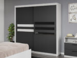 Dulap dormitor 184 Ruben Antracit