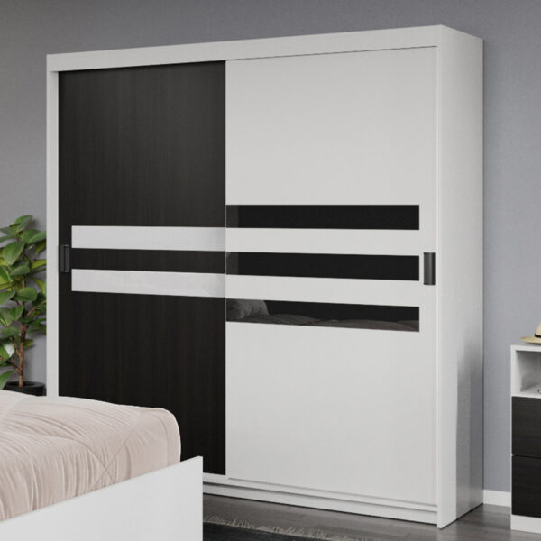 Dulap dormitor 184 Ruben Ferrara/Alb