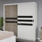 Dulap dormitor 184 Ruben San Remo/Alb