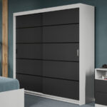 Dulap dormitor 184 Zeno Antracit