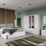Set dormitor complet Alb Adapto C11