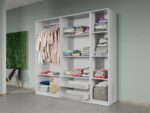 Set dormitor complet Alb Adapto C11 - imagine 3