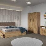 Set dormitor complet Stejar Levi C01