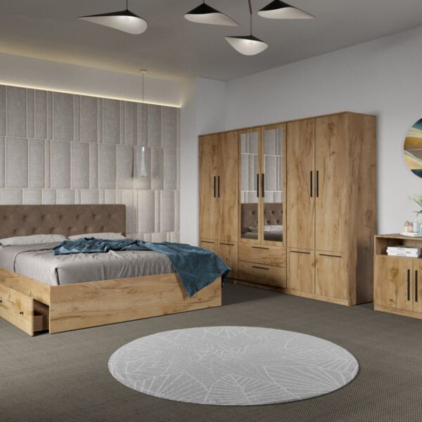 Set dormitor complet Stejar Levi C15