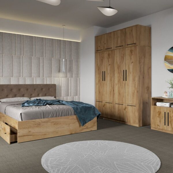 Set dormitor complet Stejar Levi C21