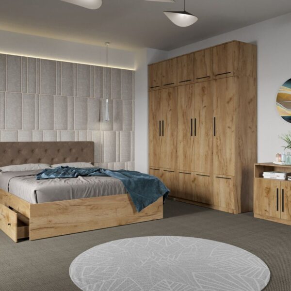 Set dormitor complet Stejar Levi C25