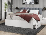 Set mobila dormitor 4 piese Alb Nude C03 - imagine 6