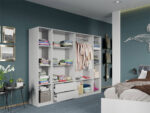 Set mobila dormitor complet Alb Nude C10 - imagine 4
