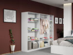 Set mobila dormitor 4 piese Alb Nude C16 - imagine 3