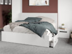 Set mobila dormitor 4 piese Alb Nude C16 - imagine 5