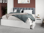 Set mobila dormitor 4 piese Alb Nude C16 - imagine 6