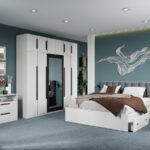 Set mobila dormitor complet Alb Nude C09