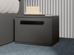 Set mobila dormitor complet Gri Antracit Stone C10 - imagine 8