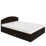 Set pat Mijloc 140 si Saltea Mattres Wenge - imagine 3