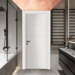 Usa de interior din MDF Idealine model 9020 Alb 2010/810 - imagine 3