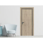 Usa de interior din MDF Idealine model 9190 Natural light oak 2010/810 - imagine 2