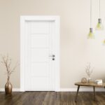Usa de interior din MDF lacuit Premia 1036 model L 001 2010/800 mm Alb - imagine 2
