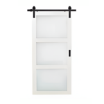 Usa glisanta din MDF laminat design BD61-3L alb 870/2130 mm - imagine 2