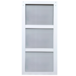 Usa glisanta din MDF laminat design BD61-3L alb 870/2130 mm