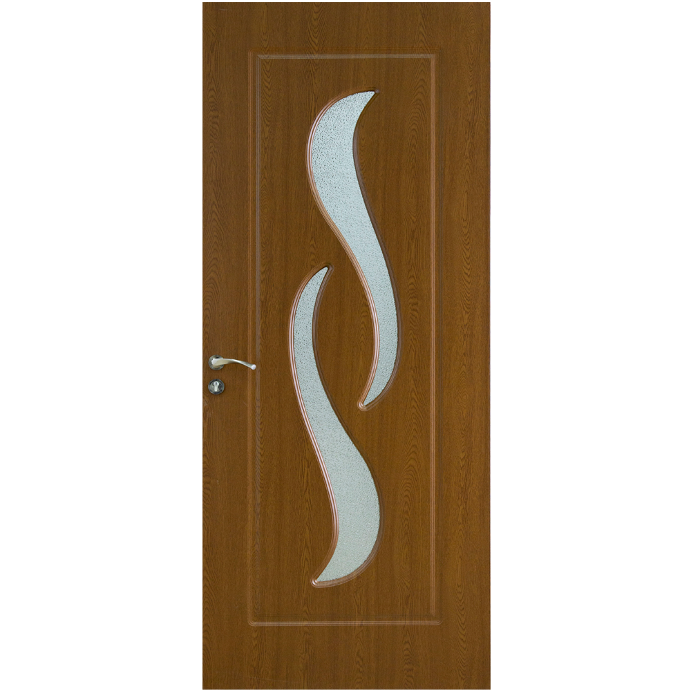 Usa lemn interior Modern cu geam OP-016 2000/600 Stejar inchis