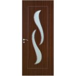 Usa lemn interior Modern cu geam OP-016 2000/800 Teak