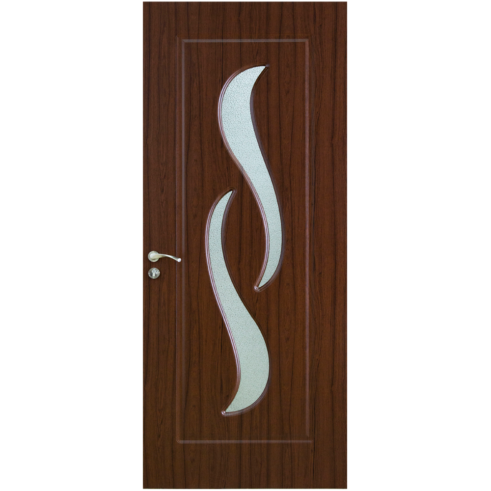 Usa lemn interior Modern cu geam OP-016 2000/800 Teak